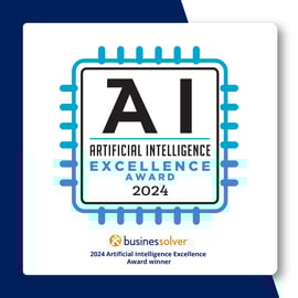 AI Excellence Award 2024 logo. Businessolver named winner AI Excellence Award 2024 logo. Businessolver named winner