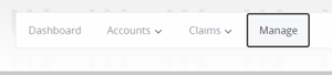 manage account button