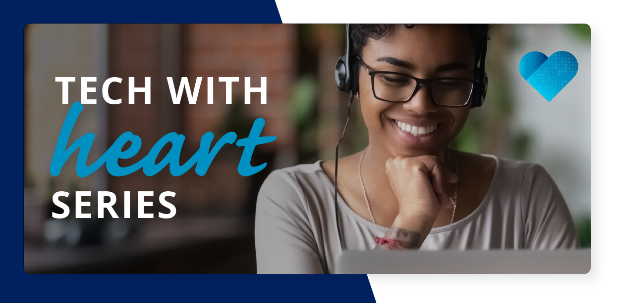 Tech with heart email header Tech with heart email header