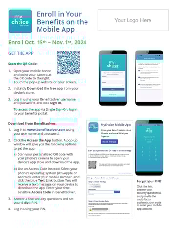 mobile app enrollment flyer 1
