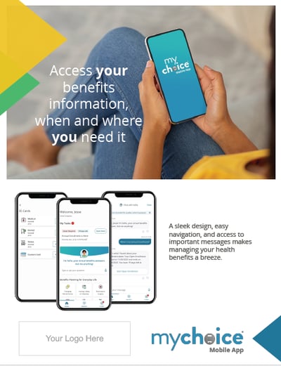 mobile app promo flyer photo