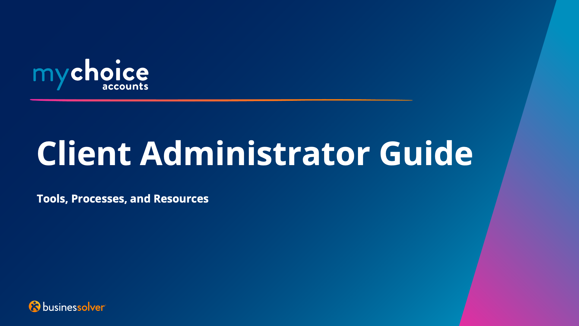 MCA Client Admin Guide Cover